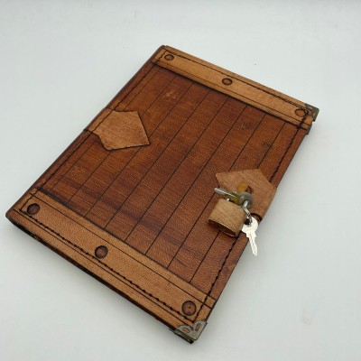 KRAFTON DERİ DEFTER / KİLİTLİ BÜYÜK BOY