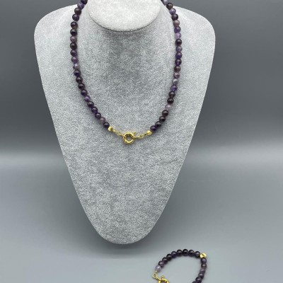 AMETİST KOLYE - BİLEKLİK