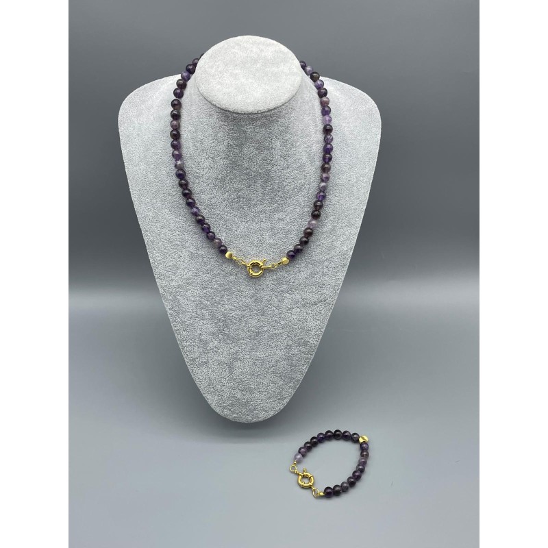 AMETİST KOLYE - BİLEKLİK