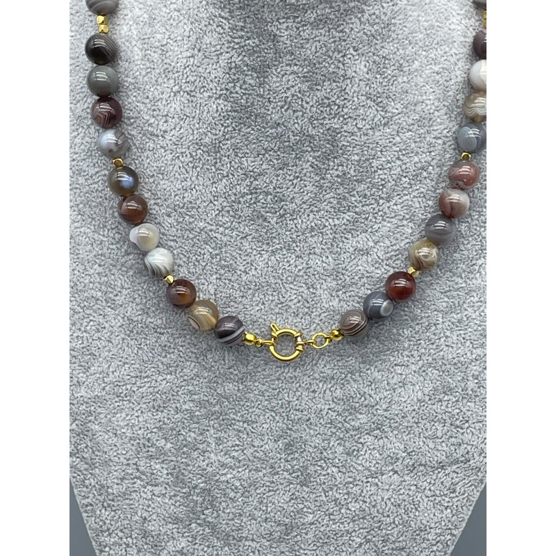 BOTSWANA AKİK KOLYE