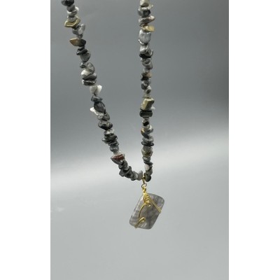 DUMANLI KUVARS KOLYE