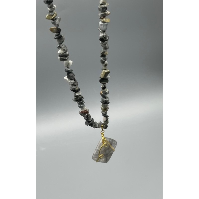 DUMANLI KUVARS KOLYE