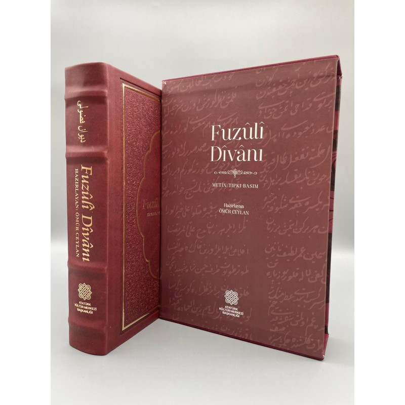 Fuzûlî Dîvânı Menu banner Atatürk Kültür Merkezi Yayınları
