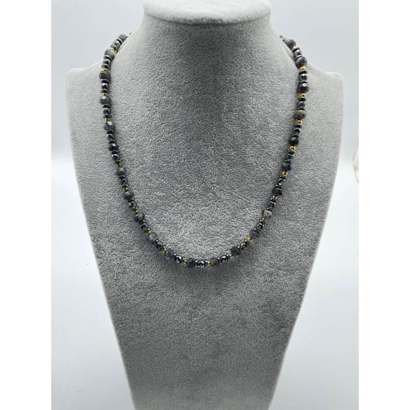 HEMATİT TASARIM KOLYE