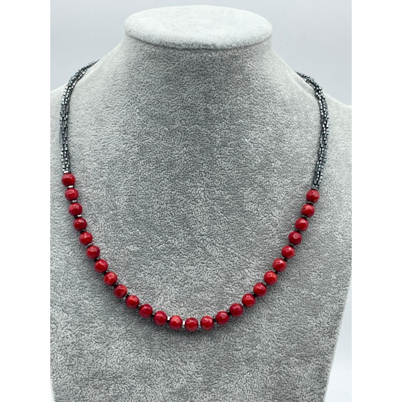 MERCAN - HEMATİT KOLYE