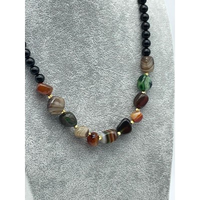 ONİKS - AKİK TASARIM KOLYE