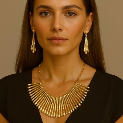 ALTIN - GÜMÜŞ KAPLAMA MODERN SET