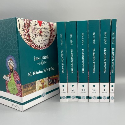 EL KANUN FİT TIBB.İBN SİNA 6. CİLT  (TAKIM ÖZEL  KUTUSUNDA)