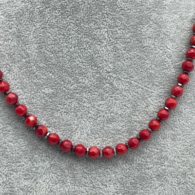 MERCAN - HEMATİT KOLYE 