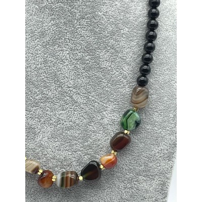 ONİKS - AKİK TASARIM KOLYE