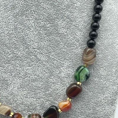 ONİKS - AKİK TASARIM KOLYE