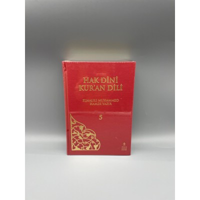 HAK DİNİ KUR'AN DİLİ (5. CİLT) Müellif : Elmalılı Muhammed Hamdi Yazır