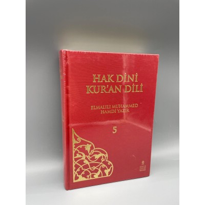 HAK DİNİ KUR'AN DİLİ (5. CİLT) Müellif : Elmalılı Muhammed Hamdi Yazır