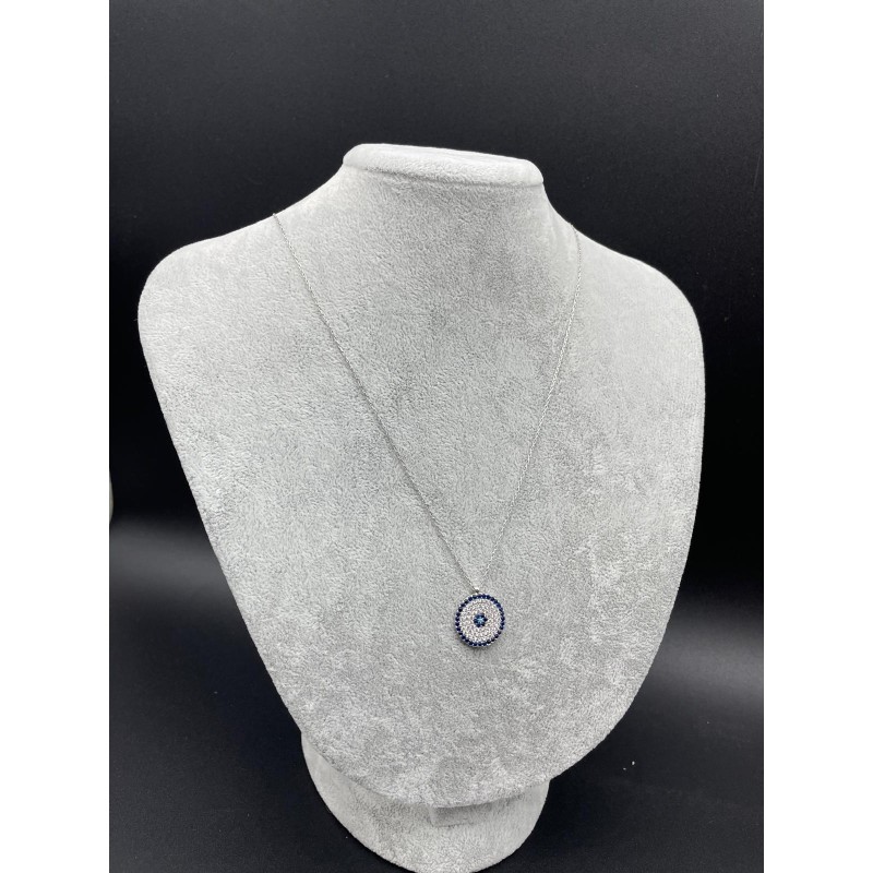 NAZAR BONCUK KOLYE- LACİVER - TAŞ