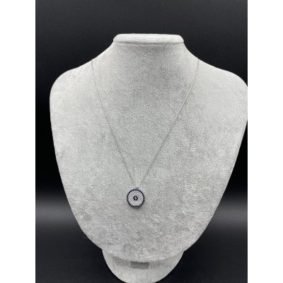 NAZAR BONCUK KOLYE- LACİVERT - TAŞ