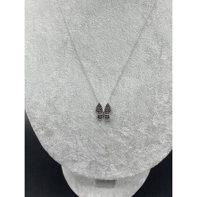 KELEBEK KOLYE- SİYAH TAŞ