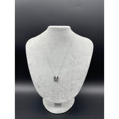 KELEBEK KOLYE- SİYAH TAŞ