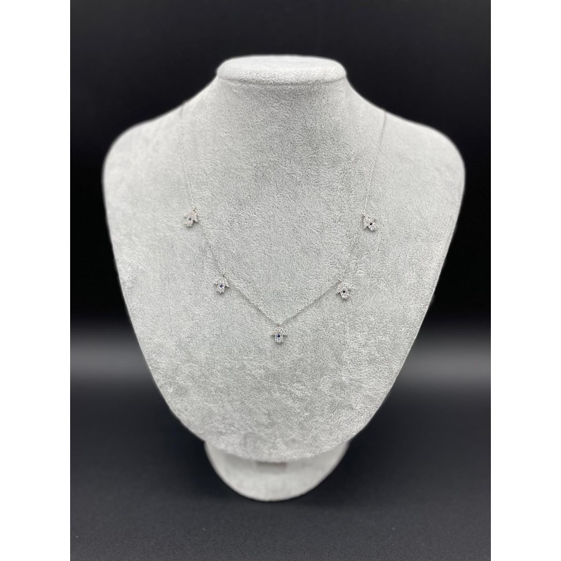 FATMA ANA ELİ -  GÜMÜŞ  KOLYE