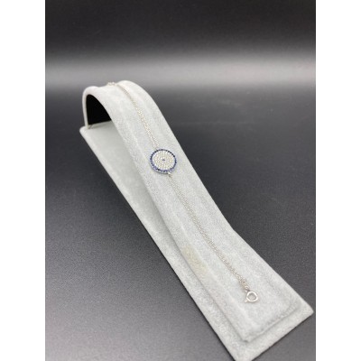 NAZAR BONCUKLU BİLEKLİK - LACİVERT - TAŞ