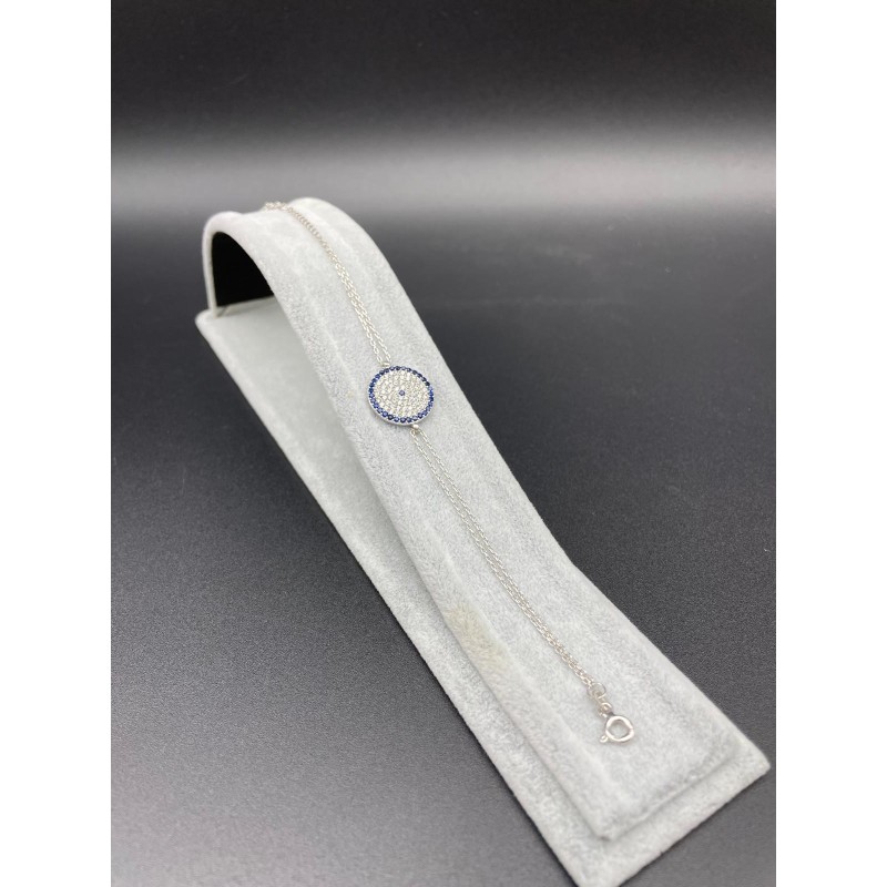 NAZAR BONCUKLU BİLEKLİK - LACİVERT - TAŞ