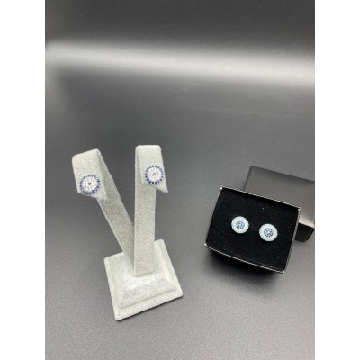 NAZAR BONCUK KÜPE - LACİVERT