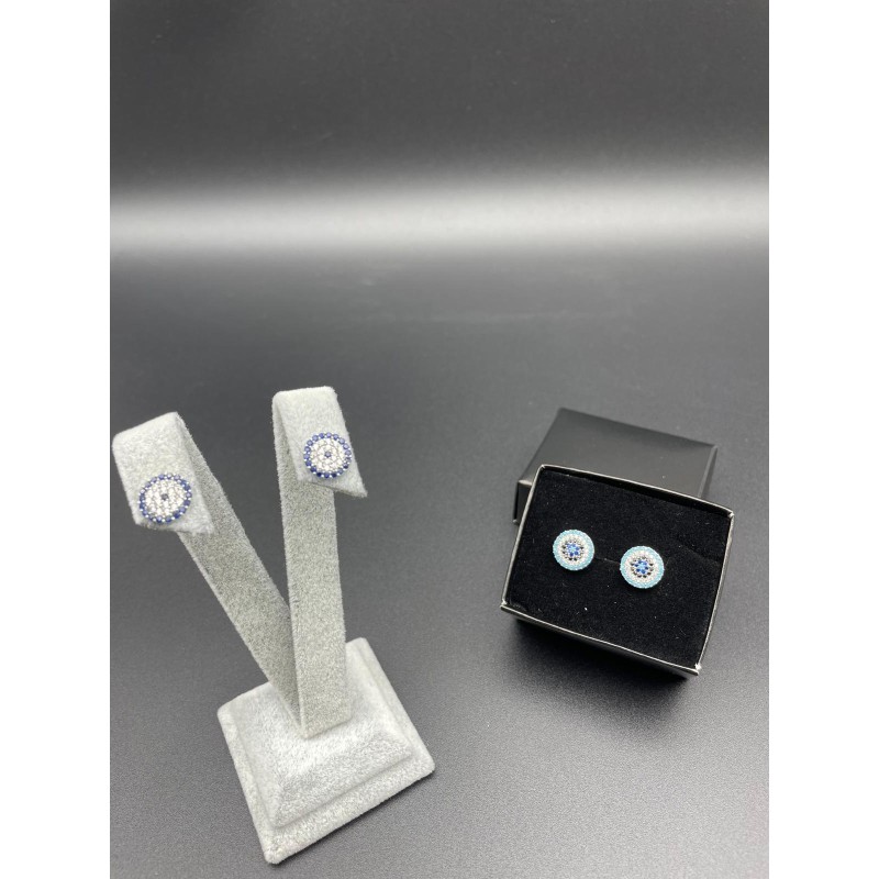 NAZAR BONCUK KÜPE - LACİVERT