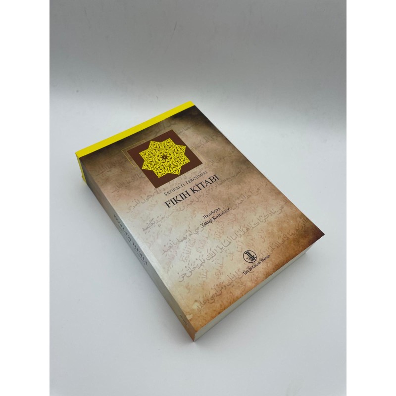 SATIRALTI TERCÜMELİ FIKIH KİTABI