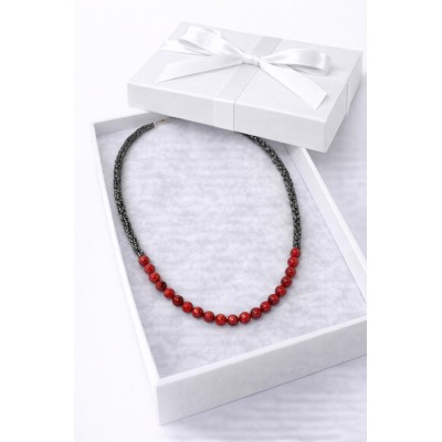 MERCAN - HEMATİT KOLYE 