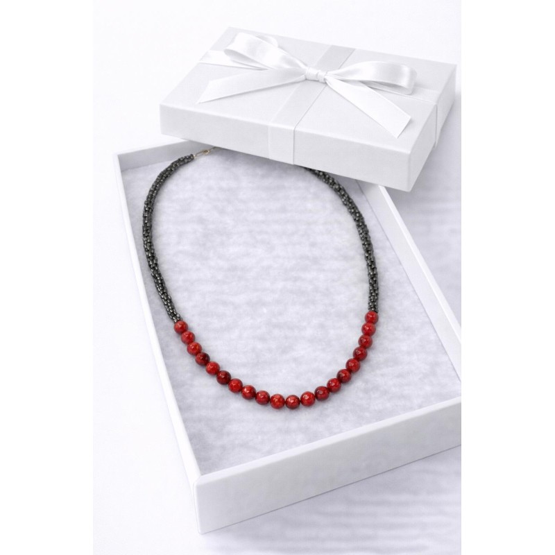 MERCAN - HEMATİT KOLYE