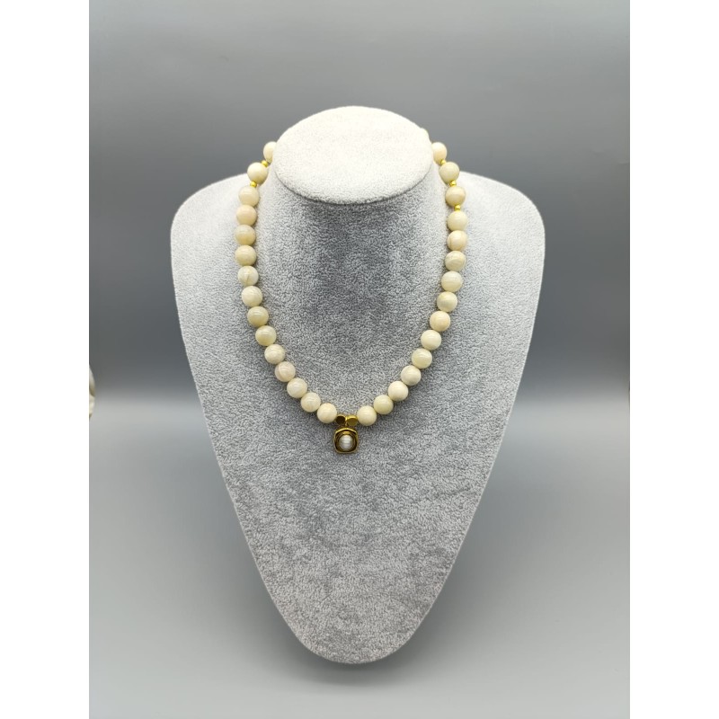 AYTAŞI KOLYE - ALTIN KAPLAMA DETAY