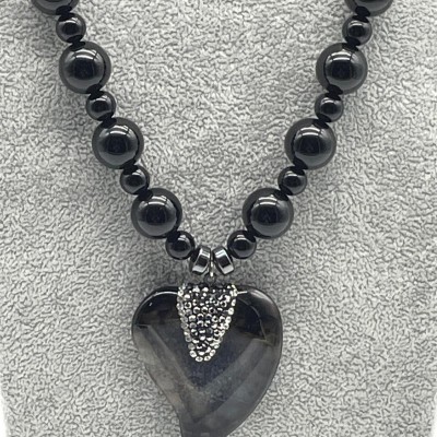 ONİKS KALP UÇ DETAYLI KOLYE 