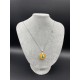MURANO TEK UÇLU KOLYE - SARI-YEŞİL MURANO TEK UÇLU KOLYE - SARI-YEŞİL