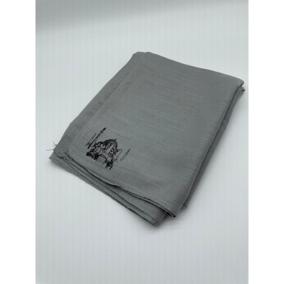 AYASOFYA BASKILI ŞAL  - GRİ RENK (ÖZEL TASARIM)