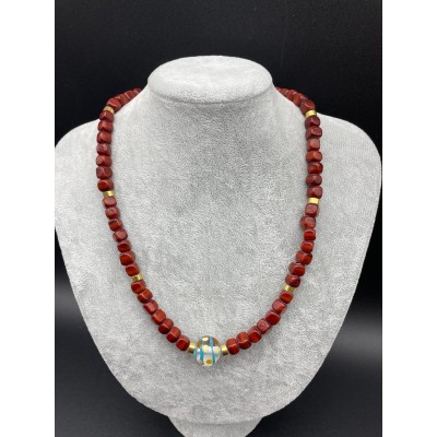 MURANO CAM BONCUK KOLYE - TOPRAK