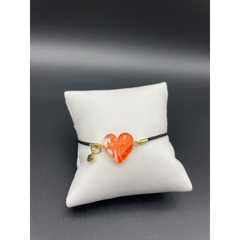 MURANO CAM BİLEKLİK - KALP