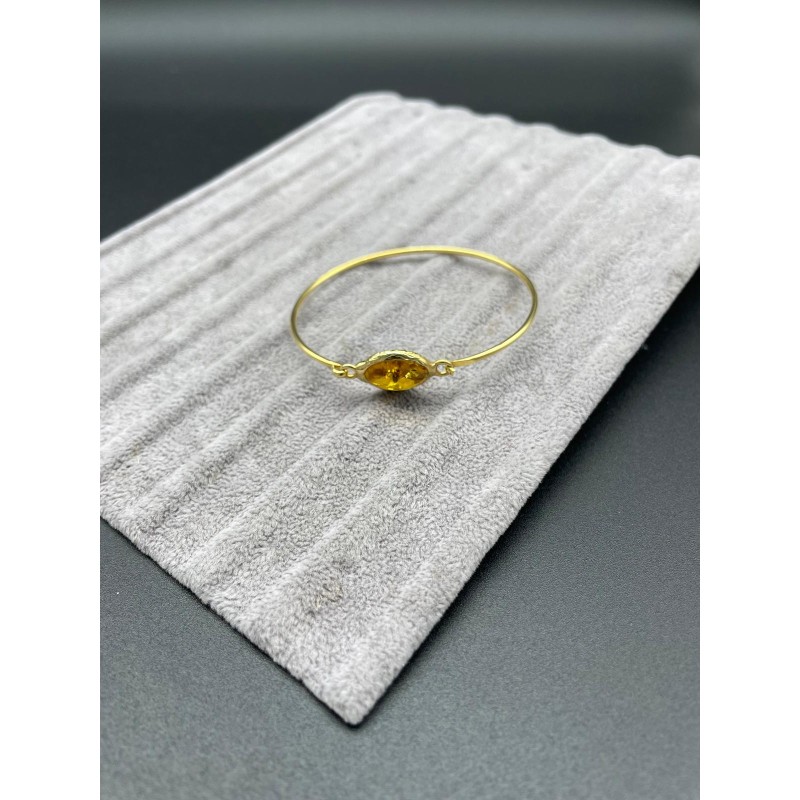 KEHRİBAR TAŞLI BİLEZİK