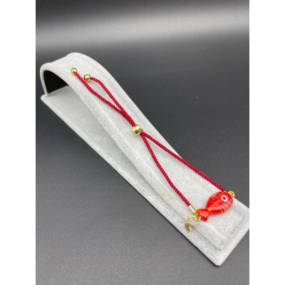 MURANO CAM BİLEKLİK - KIRMIZI BALIK