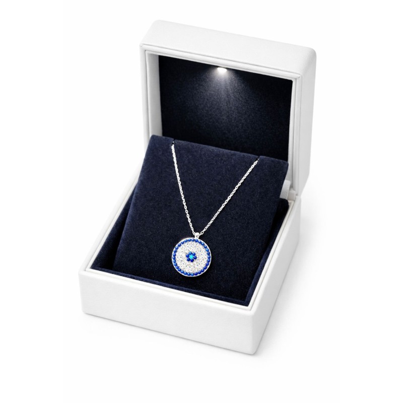 GÜMÜŞ KOLYE - NAZAR BONCUĞU