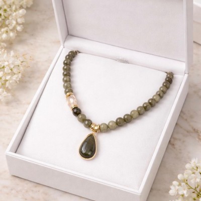 LABRODORİT TASARIM KOLYE