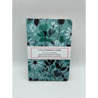5 YILLIK ZAMANSIZ AJANDA / TURKUAZ GARDEN