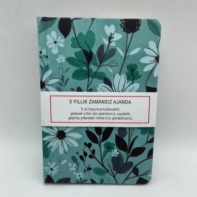 5 YILLIK ZAMANSIZ AJANDA / TURKUAZ GARDEN