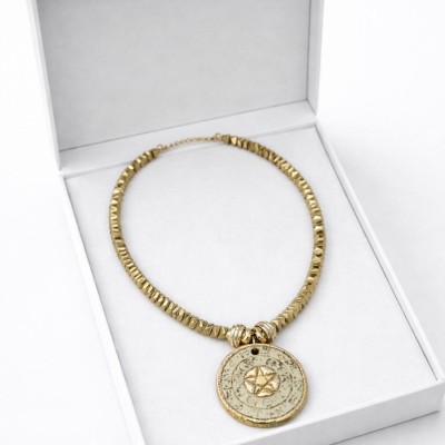 HEMATİT & SERAMİK KOLYE