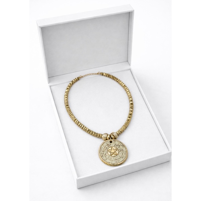 HEMATİT & SERAMİK KOLYE