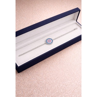 GÜMÜŞ BİLEKLİK - NAZAR BONCUKLU