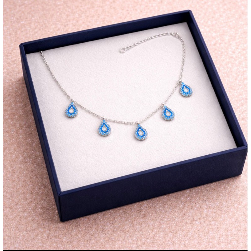 GÜMÜŞ BİLEKLİK - SIRALI DAMLA