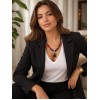 MERCAN - LAPİS TASARIM KOLYE 
