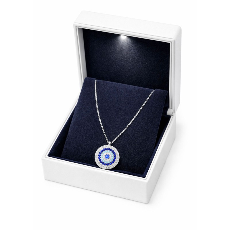 GÜMÜŞ KOLYE - NAZAR BONCUKLU