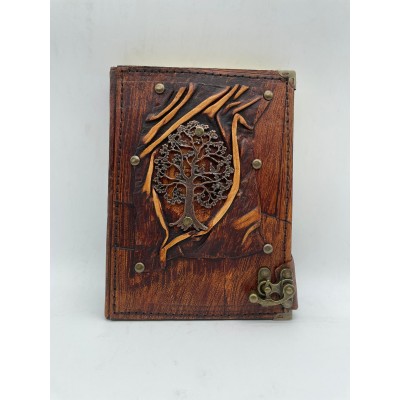 KRAFTON DERİ DEFTER / HAYAT AĞACI ORTA BOY