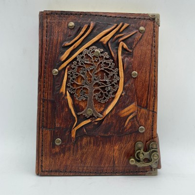 KRAFTON DERİ DEFTER / HAYAT AĞACI ORTA BOY