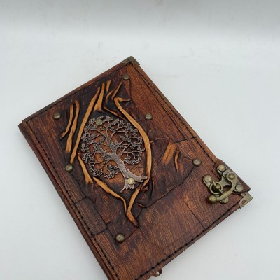 KRAFTON DERİ DEFTER / HAYAT AĞACI ORTA BOY